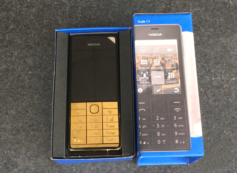 Nokia 515 gold, giá Nokia 515 mạ vàng 24K