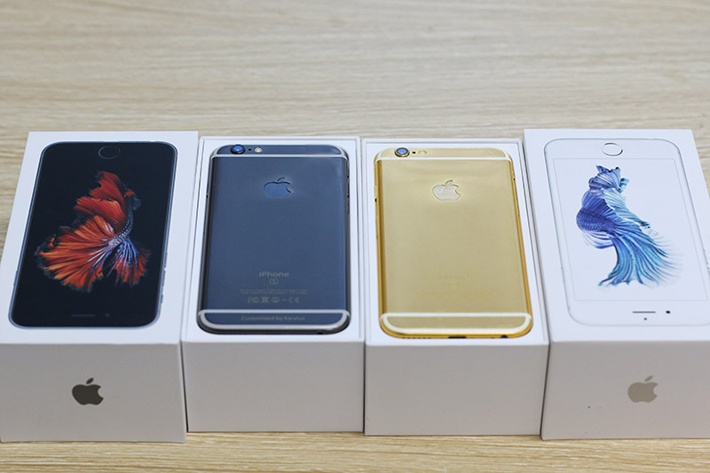 black gold iphone 6s, iPhone 6s mạ vàng đen 24K