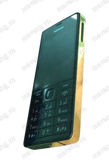 Toàn bộ viền và lưng Nokia 515 được mạ vàng 24K Toàn bộ viền và lưng Nokia 515 được mạ vàng 24K