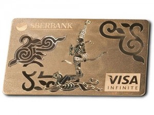 Thẻ Visa Mạ Vàng 24k