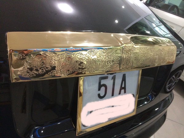Phantom độ phiên bản Rồng thời lý Siêu xe, sieu xe rolls-roye phantom, xe mạ vàng 24k, siêu xe mạ vàng 24k