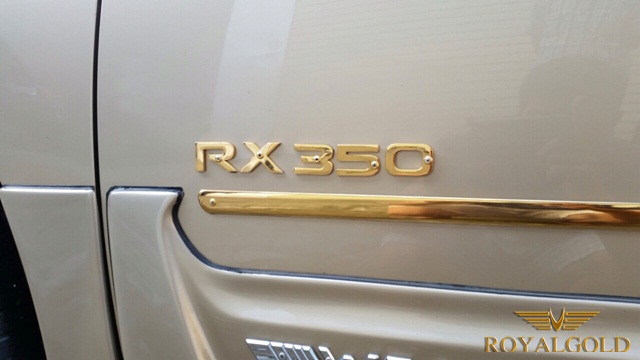 Lexus RX 350 Gold plated 4