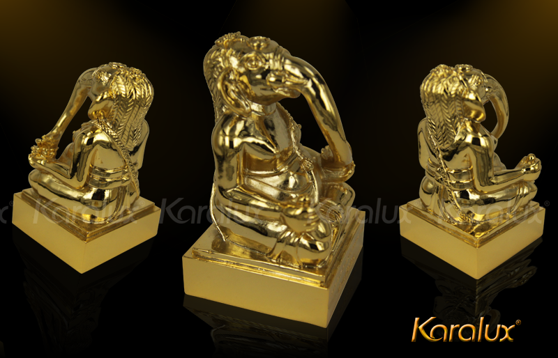 Tuong Voi ma vang|Thần Voi Ganesha mạ vàng 24K độc đáo