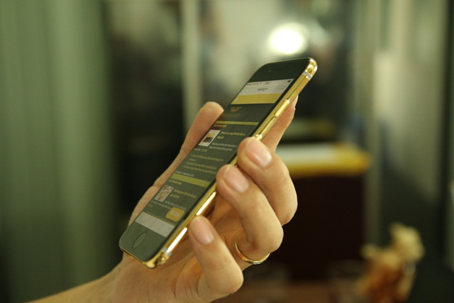 iphone 6 gold | giá bán iPhone 6 mạ vàng 24K