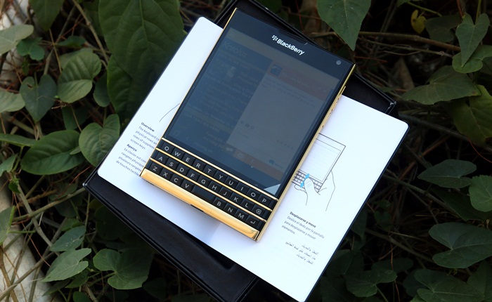 24K gold Blackberry Passport 2