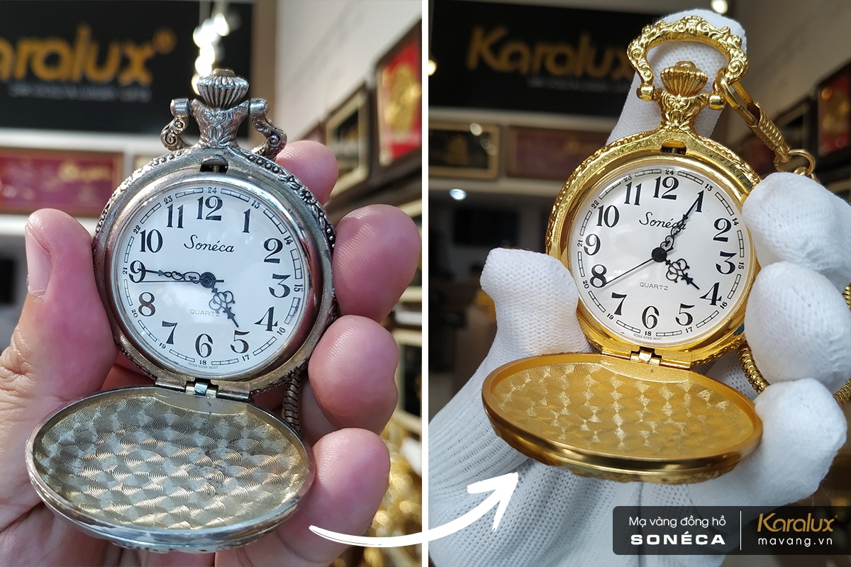 Dịch vụ mạ vàng đồng hồ thời trang cũ với technology mạ vàng cứng tiên tiến và phát triển Pre Gold kể từ Karalux. Xem tăng bên trên đây