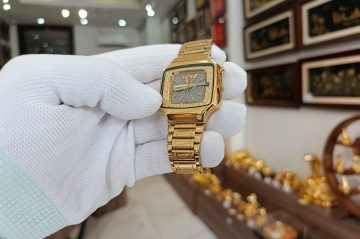 Mạ vàng cho đồng hồ Orient cổ bị mòn, xước với kỹ thuật mạ vàng cứng Pre Gold 18K